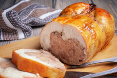 Jamie's Famous Turkey Galantine (Uncooked) $26.99/lb (Price is deposit only)